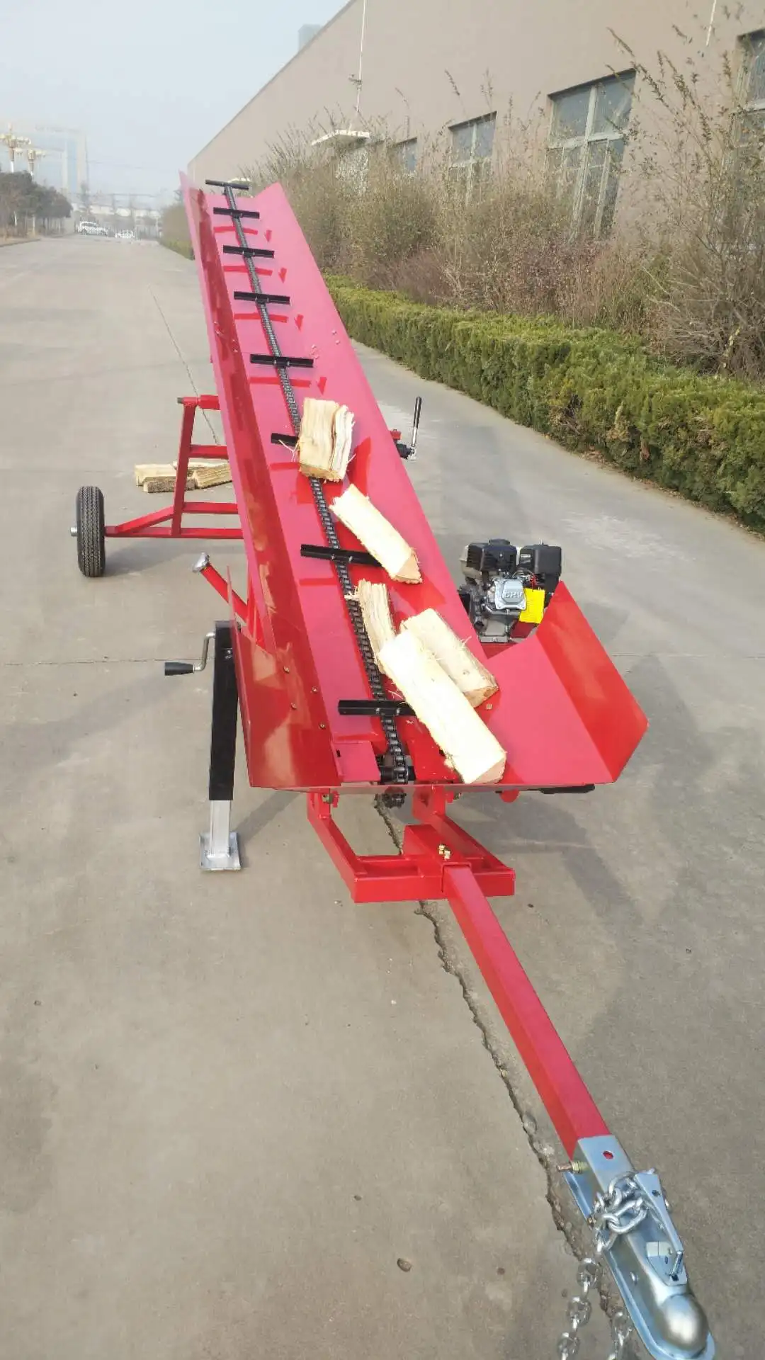 5m Log Lifting Conveyor With 6.5hp Petrol Engine Buy Log Splitter
