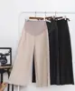 2019 spring and summer draped fabric knit maternity pants pregnant women casual pants
