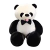 Free Shipping Plush Toy Giant Teddy Bear Unstuffed Peluches Animals Kawaii 130cm Soft Tie Panda Skin Birthday Gifts Niuniu Daddy