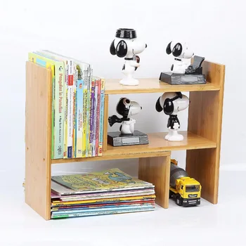 Adjustable Diy Natural Bamboo Desktop Bookshelf Buy Desktop