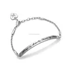 New Design Stainless Steel Engraved Message Always My Sister, Forever My Friend Inspirational Quote Bar Bracelet