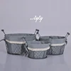 metal storage containers kitchen wire basket with folding handle lined bread baskets wholesale