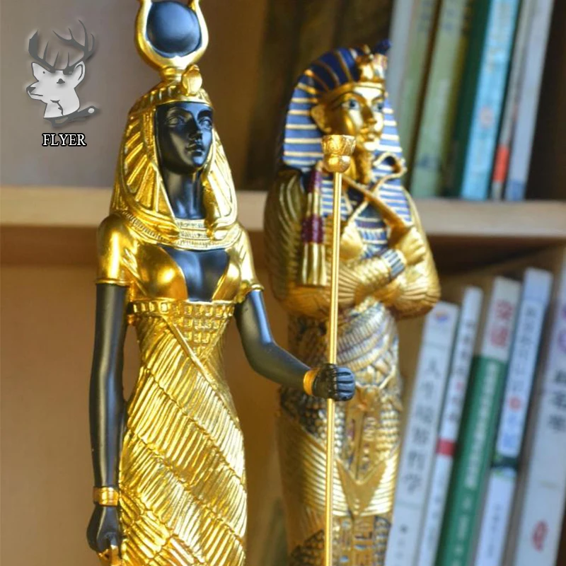 Wholesale Decorative Life Size Egyptian Pharaoh Fiberglass Statue For