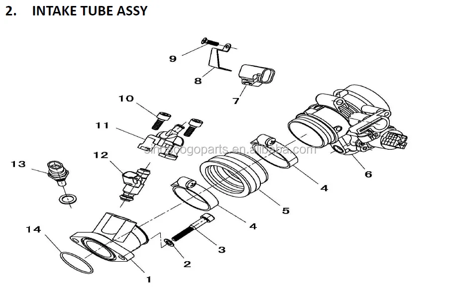 Cylinder Body,Hisun Utv,Atv,Massimo,Msu500,Bennche Utv500,Atv Spare