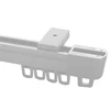 Plastic straight curtain rail accessories profile fitting