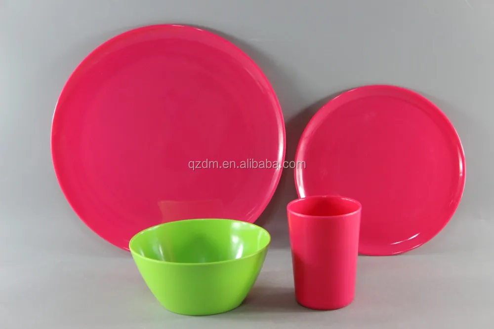 Popular Melamine Colorful Dinner Set/Cute Melamine Tableware