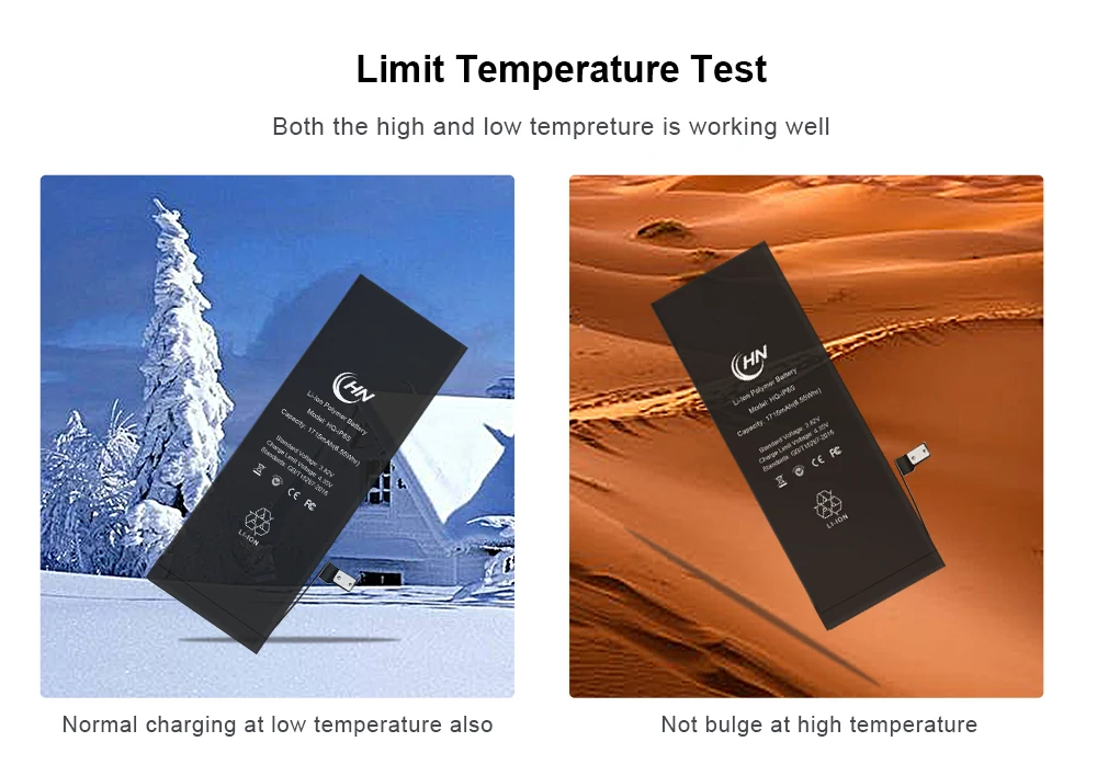 Original Lipo Lithium Mobile Phone Replacement Battery For iphone 8