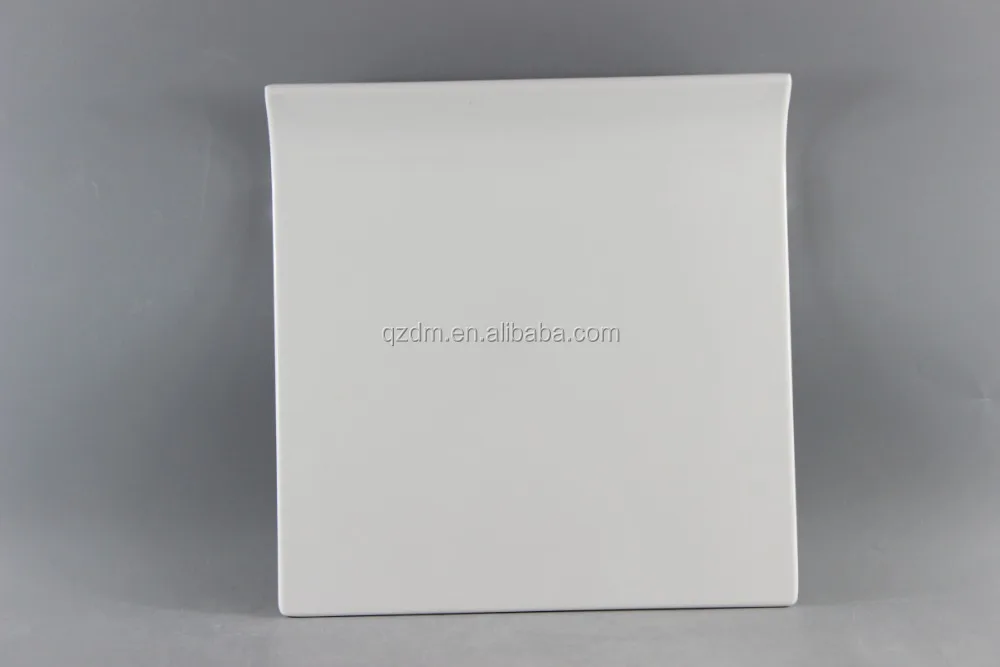 White Melamine Dessert Plate,Square Melamine Sushi Plate