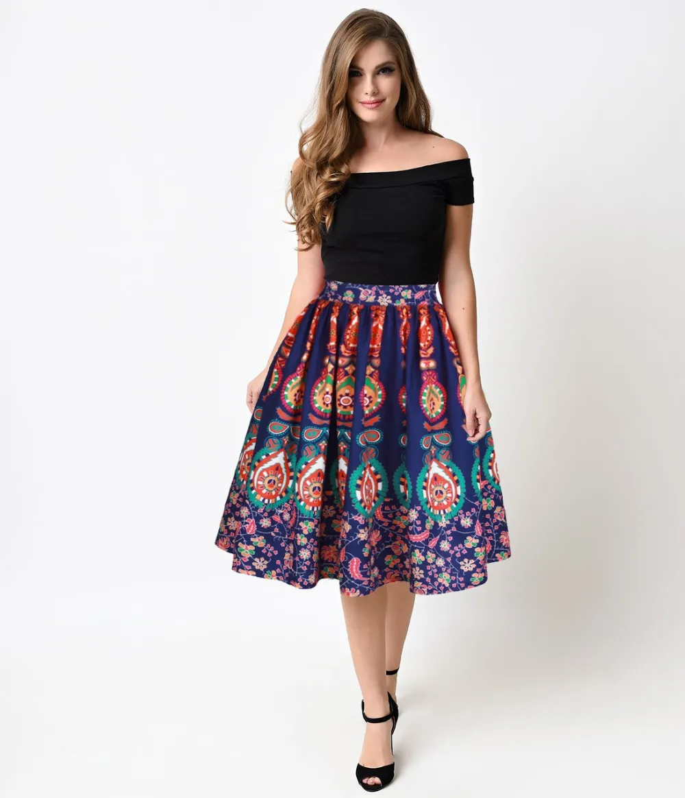 plus size ethnic skirts