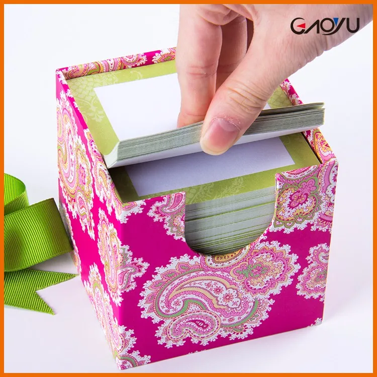 School Supplies Useful Free Sample Blank Note Cubes Thick Memo Pad With Box