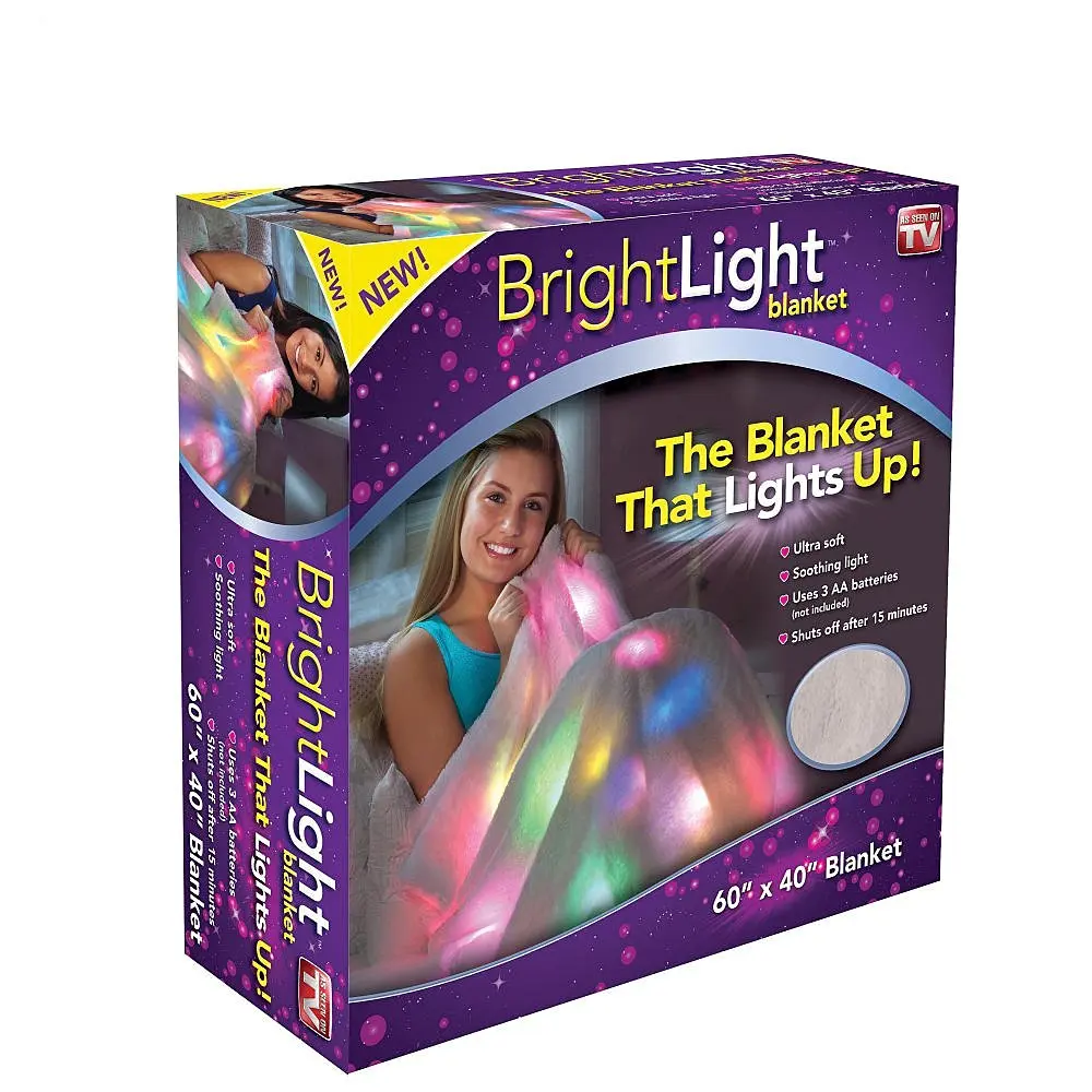 Buy Bright Light Blanket The Blanket That Lights Up As Seen On Tv Matches Light Up Pillow