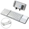 Foldable silver wireless keyboard for ipad air 2 apple