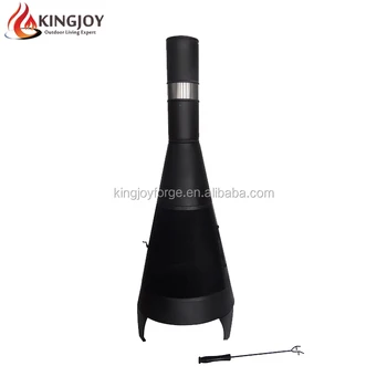 120cm H Outdoor Steel Chimneas Patio Heater Wood Burning Stoves