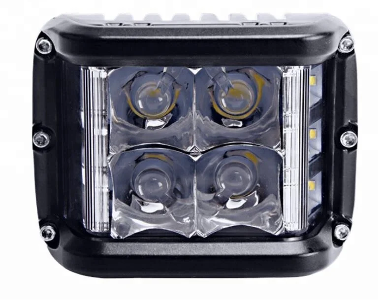 4 inch 35W/45W CREE Side Shooter LED Pods Spot Lights Driving Fog Lights LED Work Lights for Off Road, Truck, Car