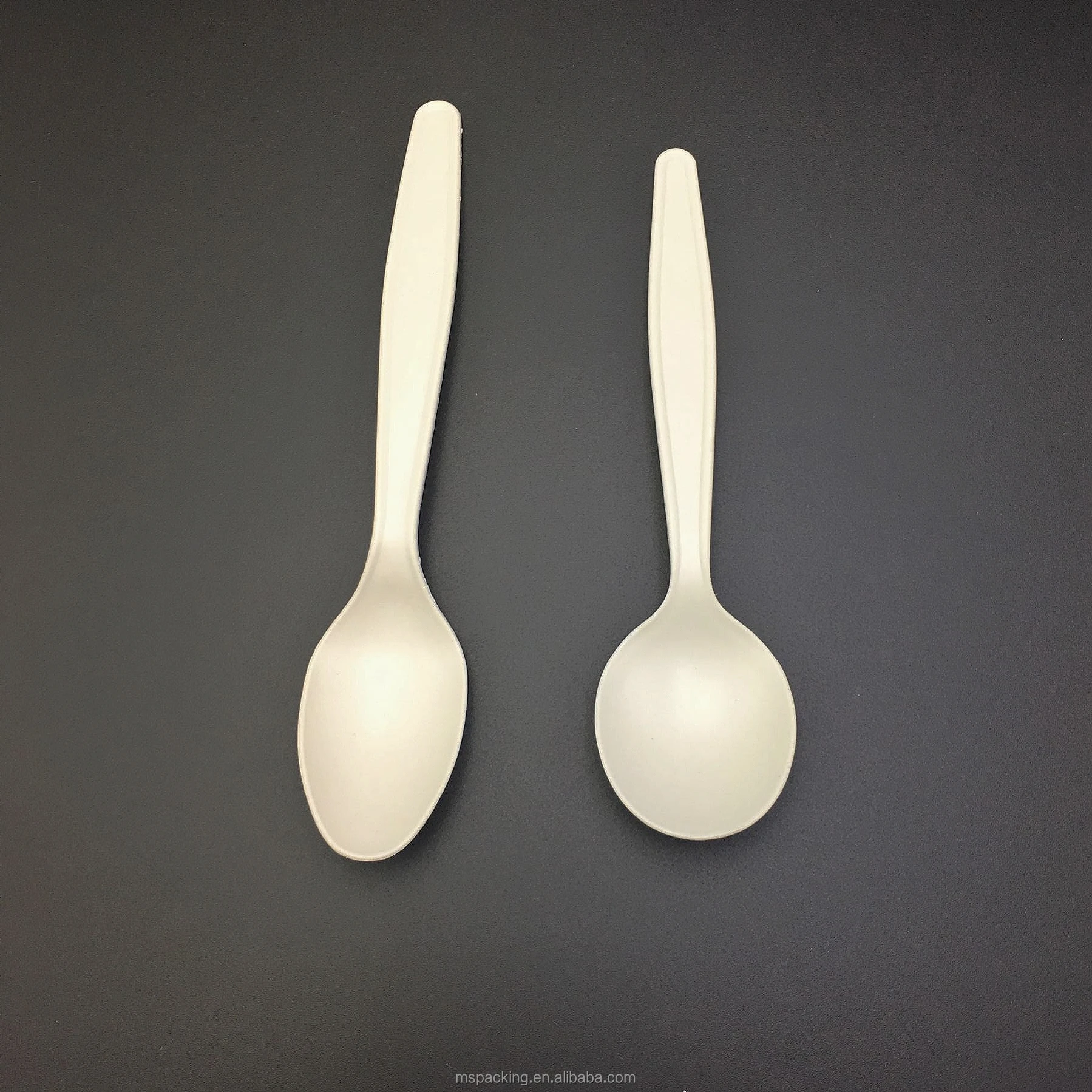 Colorful Long Handle Mini Plastic Spoon And Fork For Dessert Custom Printed Disposable Pp Ps