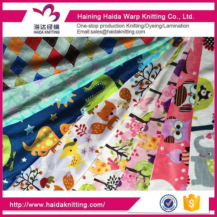 China Wholesale Custom Minky Fabric Wholesale Minky Fabric Manufacturer
