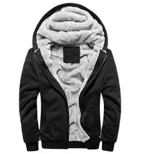 Men’s Fleece Hooded 2015 Best-selling Baseball Uniform Plus Hair Thickening Of Men’s Sportswear Arm And Velvet Coat Freeshipping
