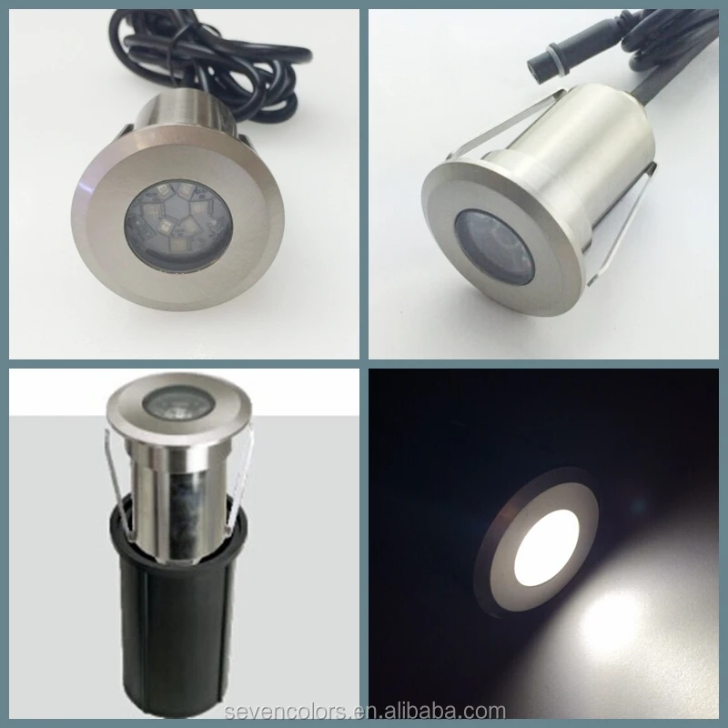 3W AC DC12v LED Inground Light Outdoor Path Underground Lamp Round Warm White (SC-F106A)