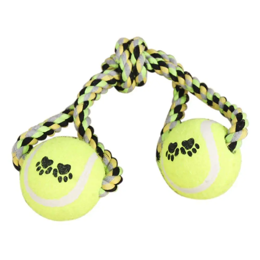 Amazon Hot Sale Striped Small Dog Puppy Tennis Ball Thrower Outdoor