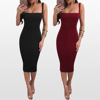 Spaghetti Strap Bandage Dress