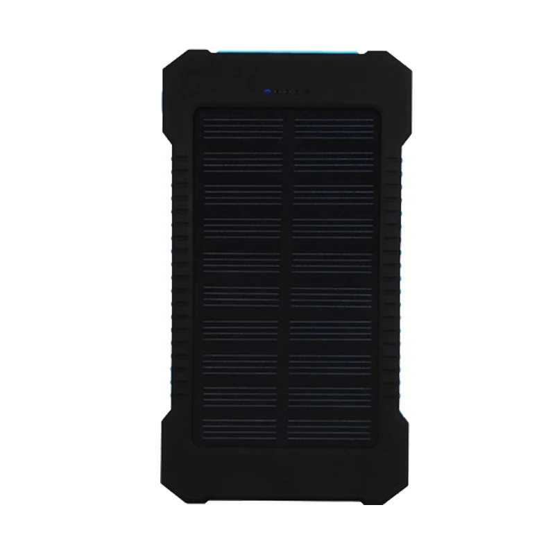 2020 NEW Design Solar Power Bank Dual USB Power Banks 16000 mAh Battery Charger External Portable Solar Panel with LED Light