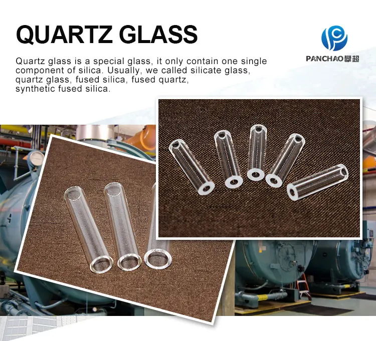 Fused Silica Quartz Tube Clear Glass Cylinder Clear Quartz Tube
