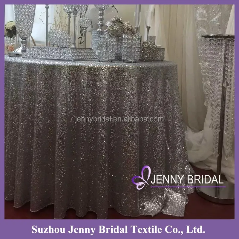 Sqn1a Silver Sequin Fabric To Make Syrian Party City Tablecloths Buy