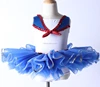 2015-designer short dress styles In-Stock Items Supply Type - sailor blue tutu dress
