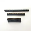 Pitch 2.0mm, Female Header 1*NP 180 degree pin header H=4.0/4.3/4.6/6.35mm