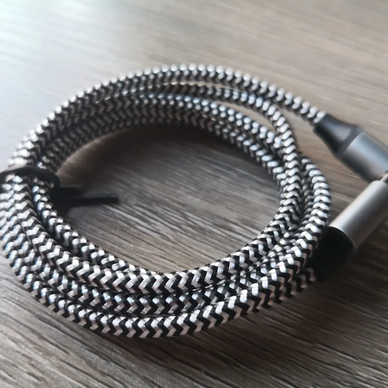 Amazon Hot-selling Braided Design USB Cable 1 2 3 Magnetic Connectors USB Data Cable for Iphone XS And Smartphone