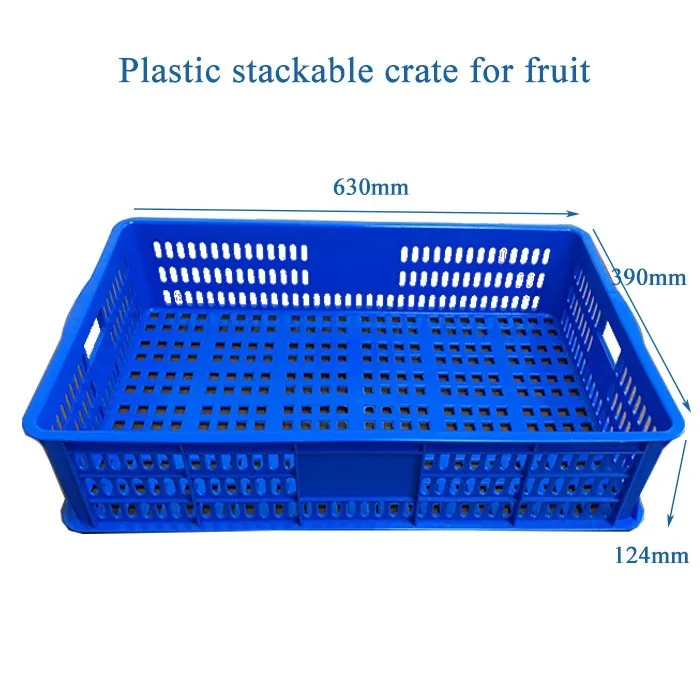 Food Grade Plastic Crates Vented Fruit And Vegetable Used Plastic Crate