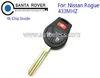 Car Key Fob For N-issan 2008 - 2011 Rogue Remote Head Key 3 Button 433Mhz 46 Chip