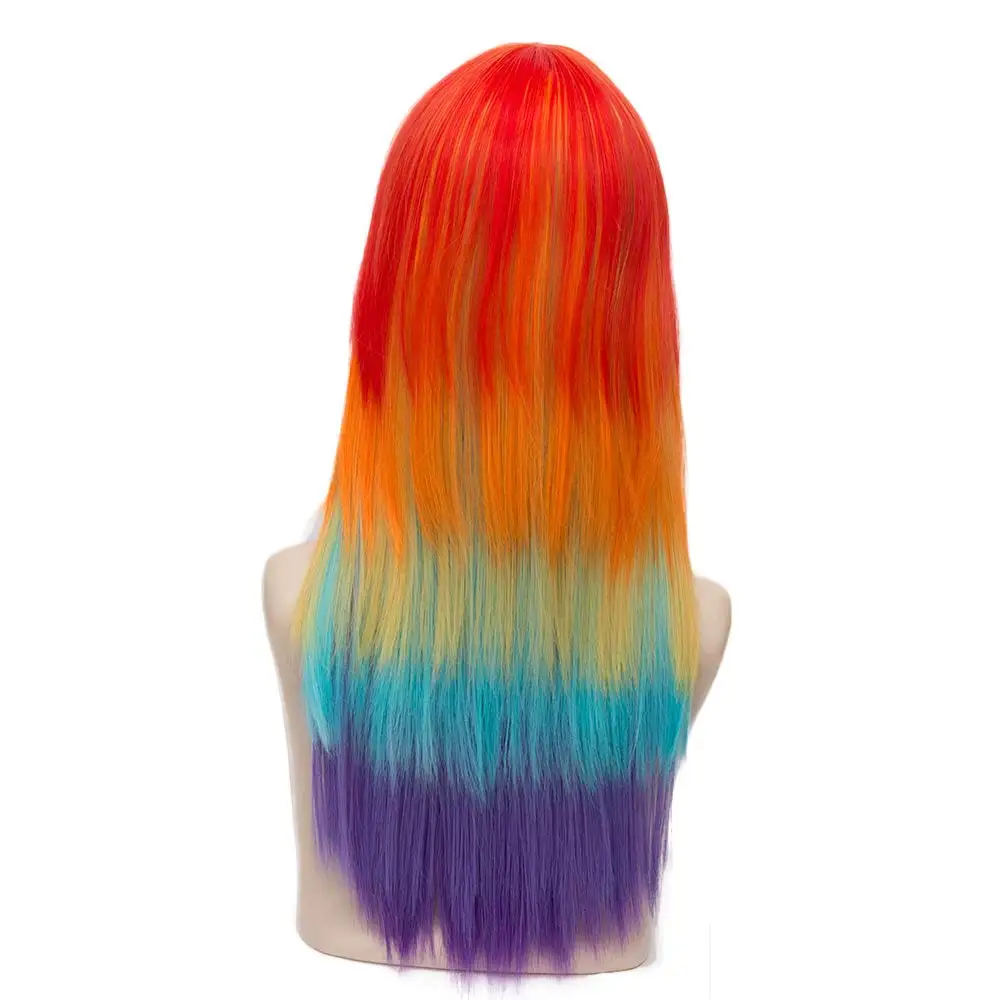 childrens rainbow wig