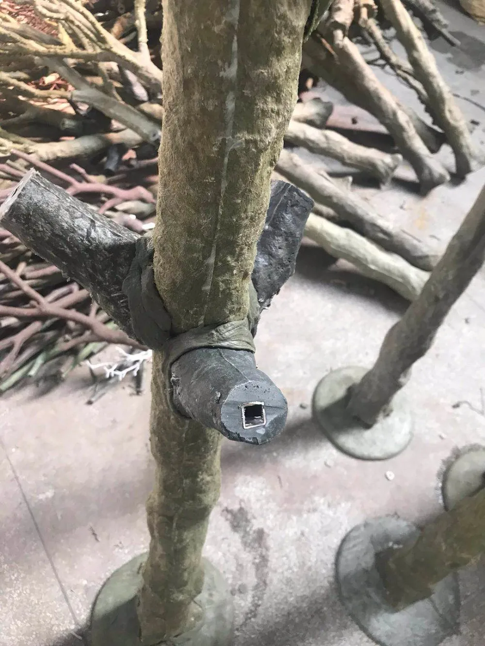 Artificial Tree Without Leaves Decoration White Trunk Dry Tree