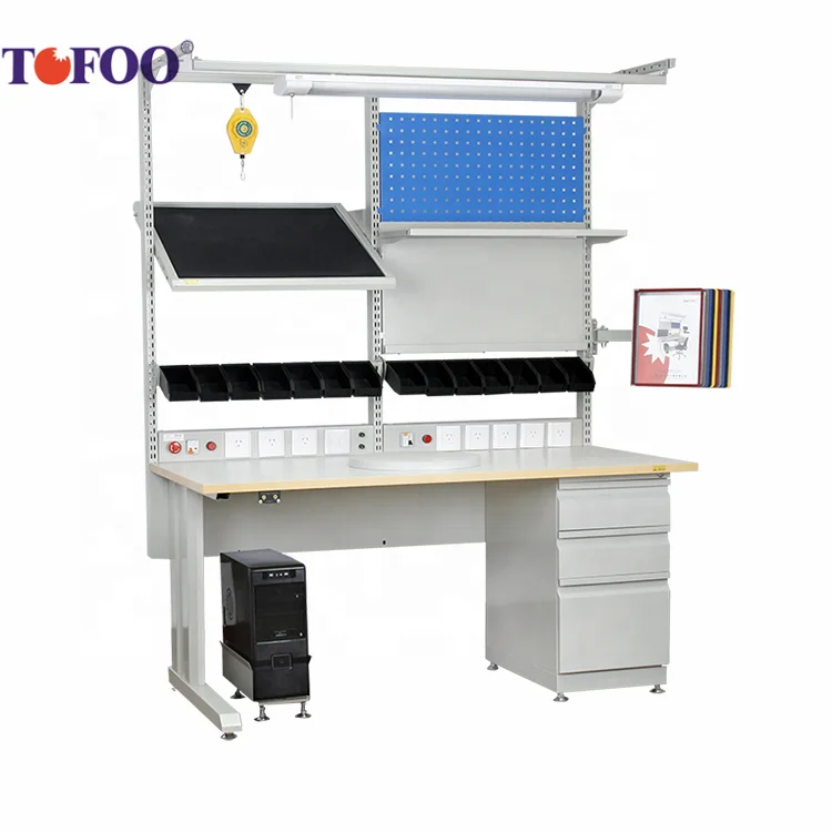 Tofoo Esd Industrial Inspection Industrial Workbench With Drawers