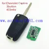 New Replacement Remote Car Key For Chevrolet captive 3 button 433mhz with uncut blade