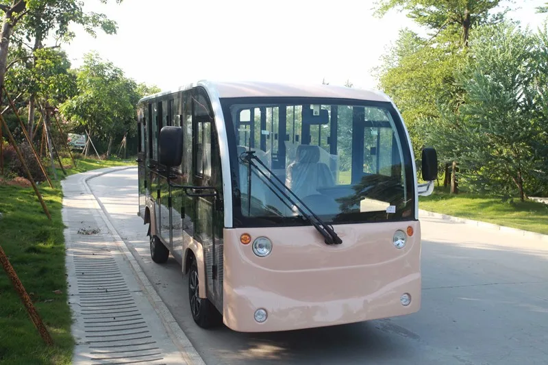Modern Electric Tour Shuttle Bus Sightseeing Car With Ce Certification