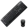 Wireless Keyboard and Mouse Universal Compact Set 2.4G for Desktop with Water-Resistant Keyboard Design