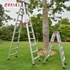 1.0mm 2.0mm thickness lightweight design super quality aluminium rivet ladder folding step ladder