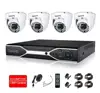 CANAVIS 4 Packs HD 720p 1280TVL Dome Indoor Security AHD Camera, 36pcs LEDs, 65ft IR Night Vision CCTV Surveillance