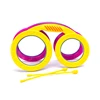 Percussion Instrument glasses shape plastic Drum spectacle drum Tambourine Children