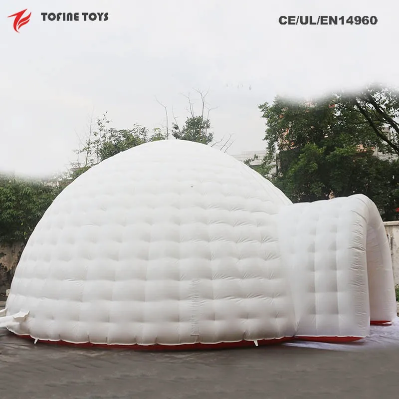 White Inflatable Igloo Tent Inflatable Sport Dome Party Tent For Rental