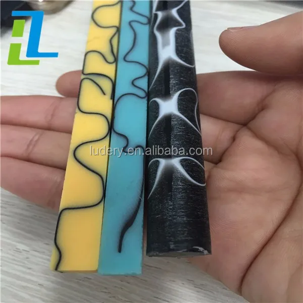 Threaded Clear Hole Acrylic Rod Solid Plastic Thin Acrylic Tube Colored