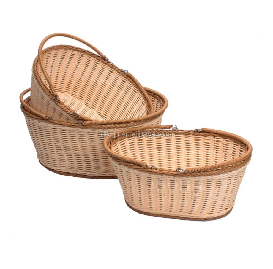 Reusable Handles Woven Shopping Baskets - Buy Woven Shopping Baskets ...