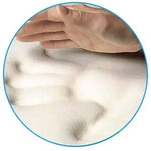 Memory foam headrest cushion for driver head