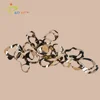 Modern stainless steel interior art metal wall decor