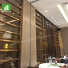 Decorative Stainless steel Bar Movable partition used in Tower Sliding Panel walls for dividing more space with soundproof