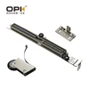 opk superior quiet curved sliding gate track and wheel for roller wardrobe