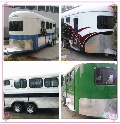 Deluxe Horse Float Trailer With Swing Out Tool Box And Pop Up Back