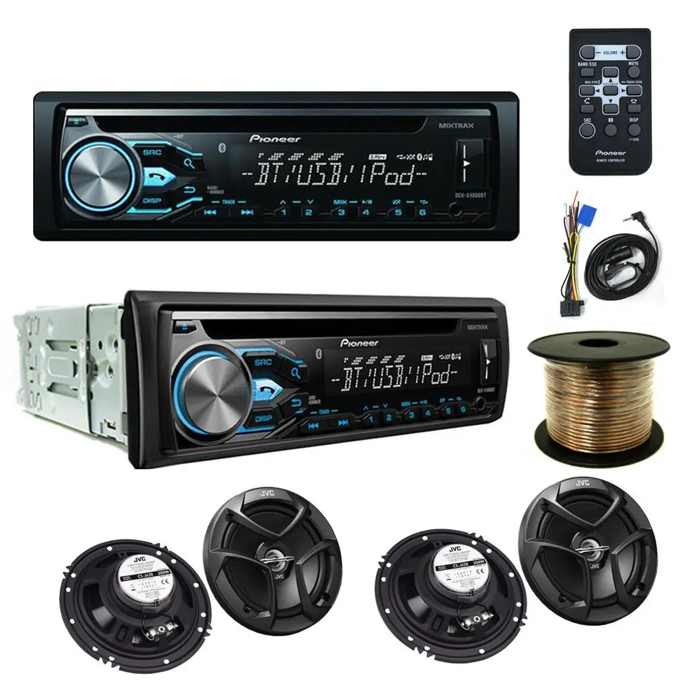 Buy Pioneer DEHX4800BT CD Receiver w/ TS695 6x9" 3Way